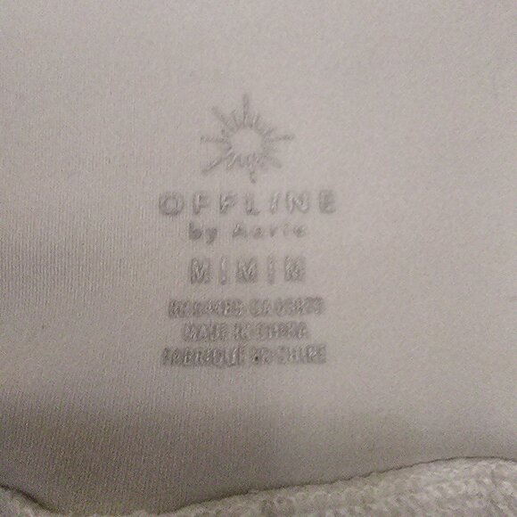 White Athletic Skort By Offline By Aerie M/L Polyester & Elastane - Picture 2 of 9